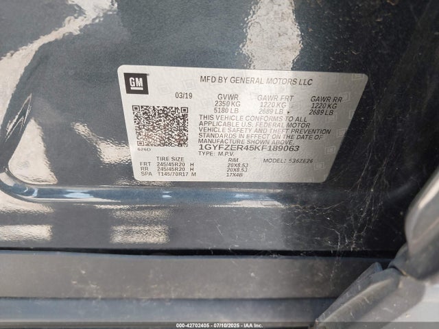 2019 CADILLAC XT4 1GYFZER45KF189063 Photo 8