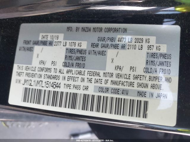 2020 MAZDA MAZDA6 JM1GL1VM7L1514644 Photo 8