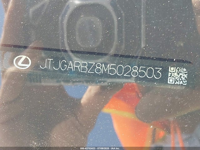 JTJGARBZ8M5028503 Lexus 8ar-fts