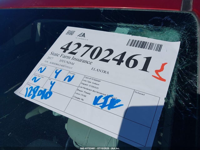 KMHD84LF4HU195523 Hyundai 2017