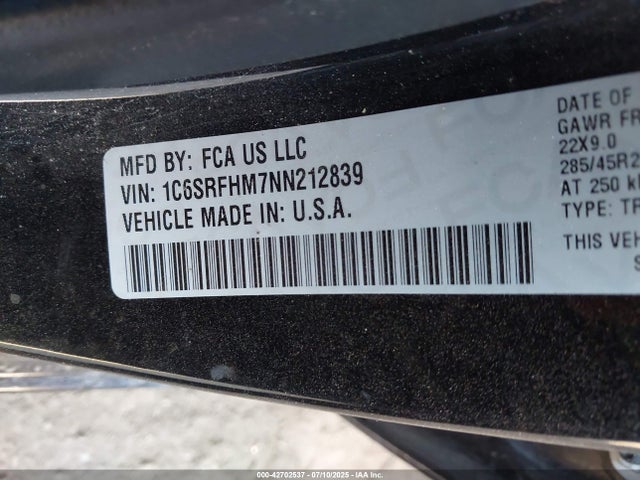 RAM 1500 2022 1C6SRFHM7NN212839 Image 9