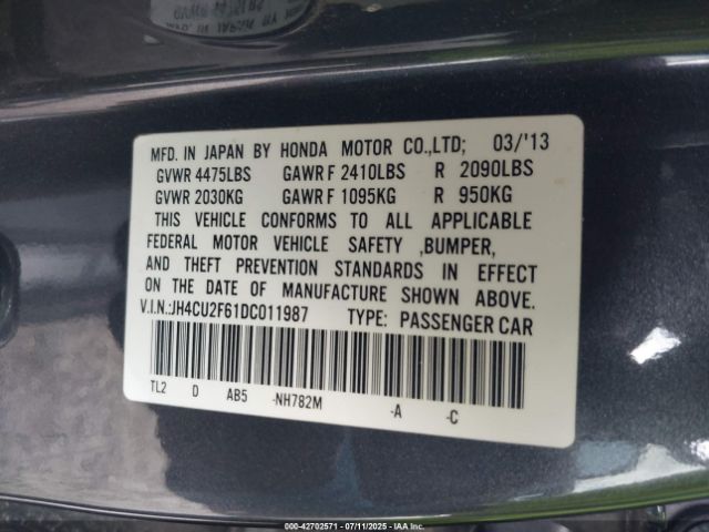 2013 ACURA TSX JH4CU2F61DC011987 Photo 8