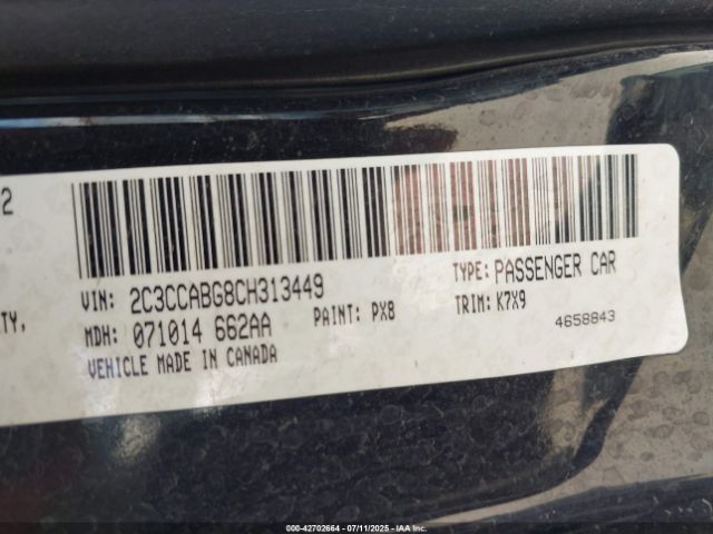 2012 CHRYSLER 300 2C3CCABG8CH313449 Photo 8