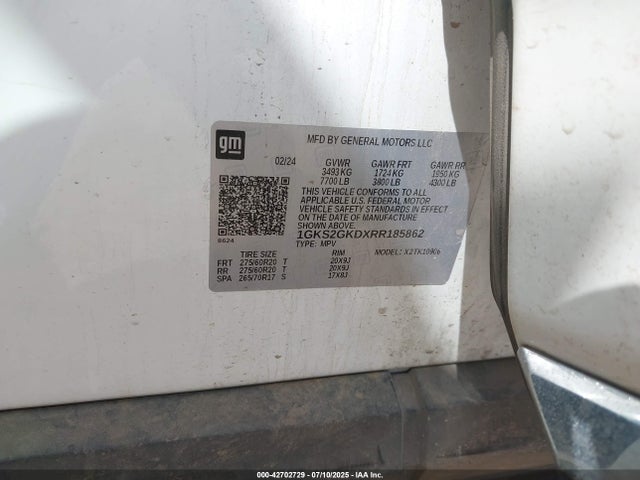 GMC l84 2024 1GKS2GKDXRR185862 Image 9