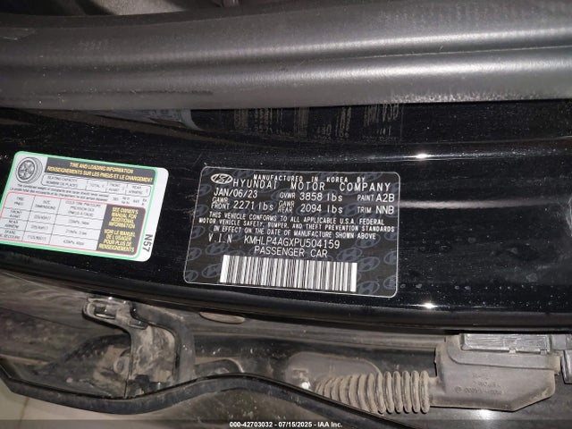 Hyundai mpi nu pe 2023 KMHLP4AGXPU504159 Image 9