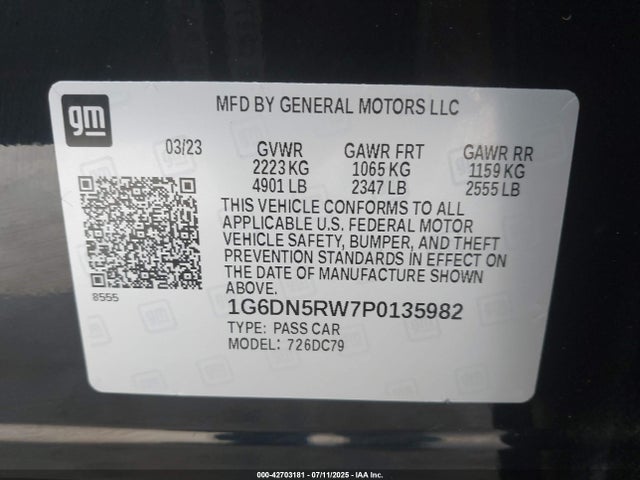 2023 CADILLAC CT5 1G6DN5RW7P0135982 Photo 8