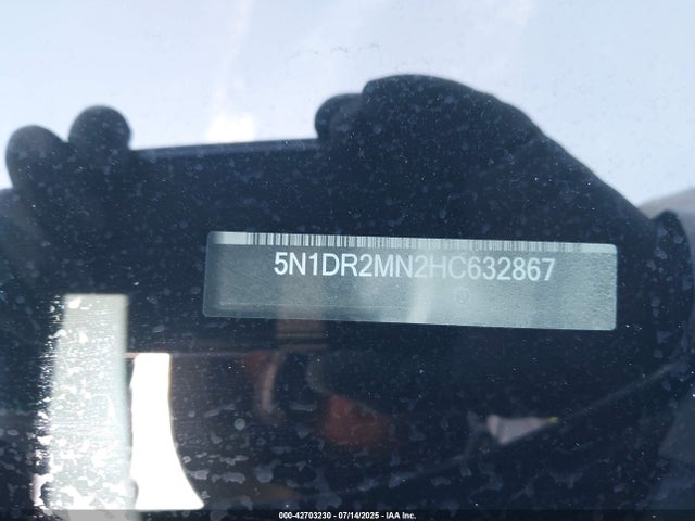 Nissan Pathfinder 2017 5N1DR2MN2HC632867 Image 9