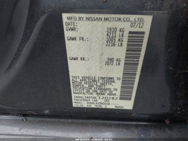 2013 NISSAN ALTIMA 1N4AL3AP5DC120282 Photo 8