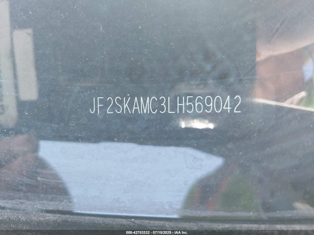 JF2SKAMC3LH569042 Subaru naturally aspirated u5