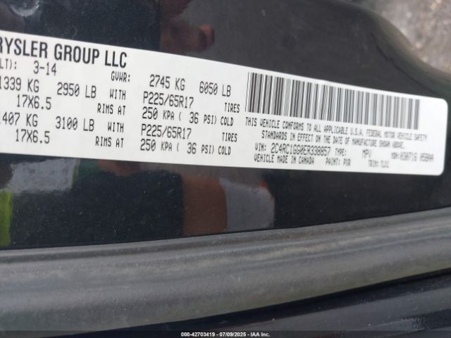 2014 CHRYSLER TOWN & COUNTRY 2C4RC1GG0ER338857 Photo 8