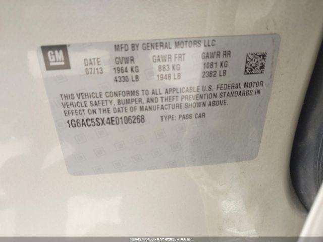 2014 CADILLAC ATS 1G6AC5SX4E0106268 Photo 8