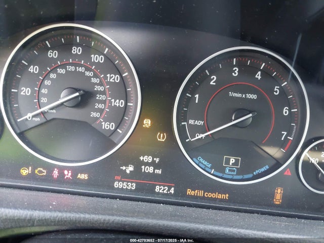 2017 Bmw 330e Iperformance მანქანა იყიდება აუქციონზე, vin: WBA8E1C37HA156491, აუქციონის ნომერი: 42703652