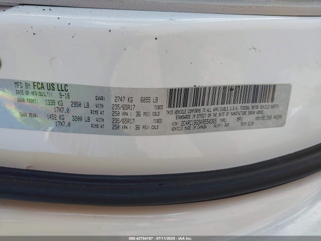 Chrysler 2019 2019 2C4RC1BG5KR550365 Image 9