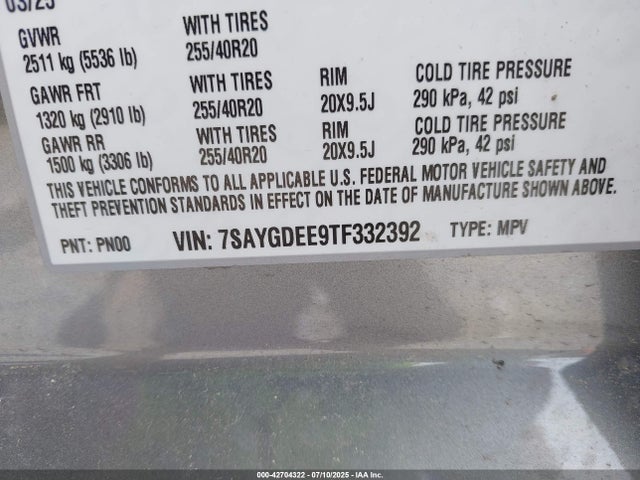 2026 TESLA MODEL Y 7SAYGDEE9TF332392 Photo 8