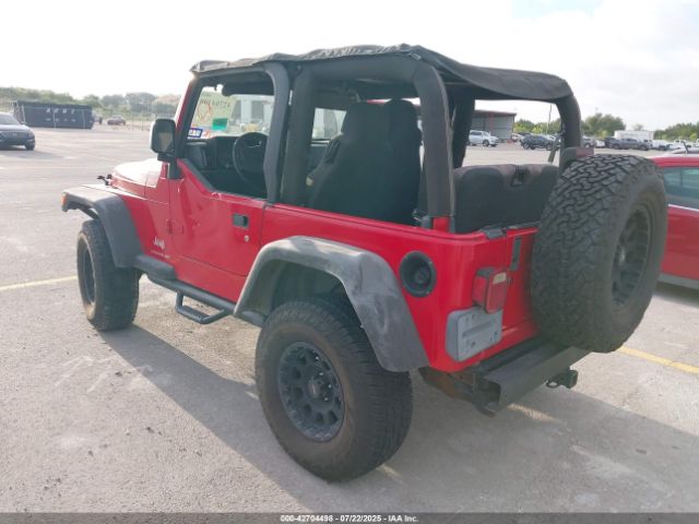 2003 JEEP WRANGLER 1J4FA29113P323655 Photo 2