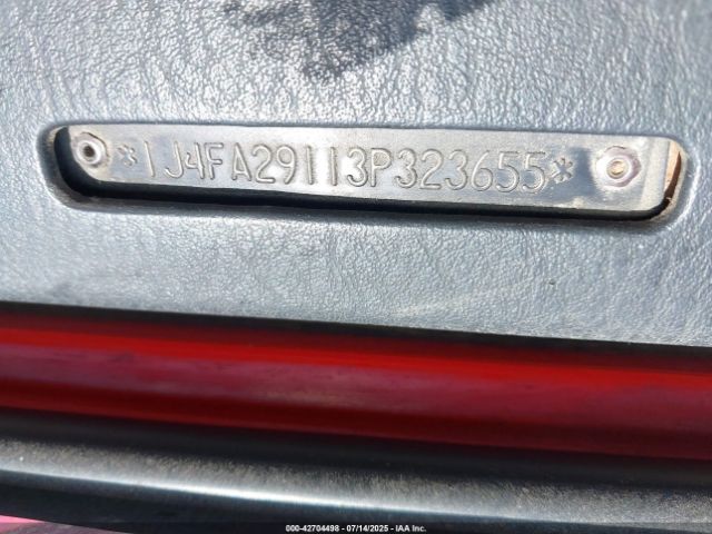 2003 JEEP WRANGLER 1J4FA29113P323655 Photo 8