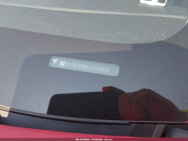 2018 TESLA MODEL 3 5YJ3E1EB8JF065809 Photo 8
