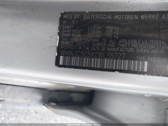 2012 MINI COOPER S COUNTRYMAN WMWZC5C5XCWL55727 Photo 8
