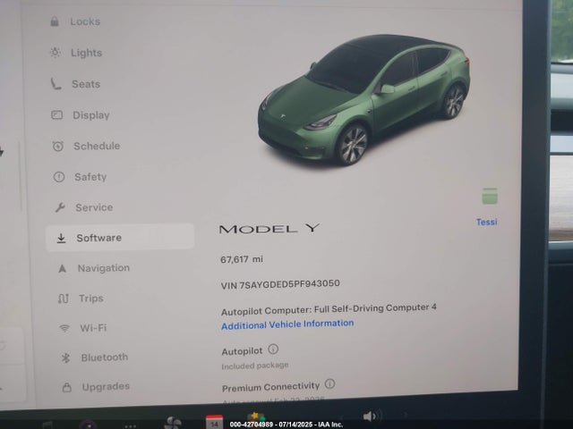 2023 TESLA MODEL Y 7SAYGDED5PF943050 Photo 6