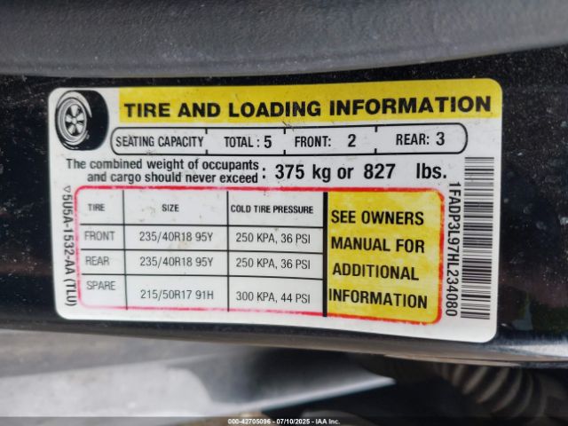 2017 FORD FOCUS ST 1FADP3L97HL234080 Photo 8