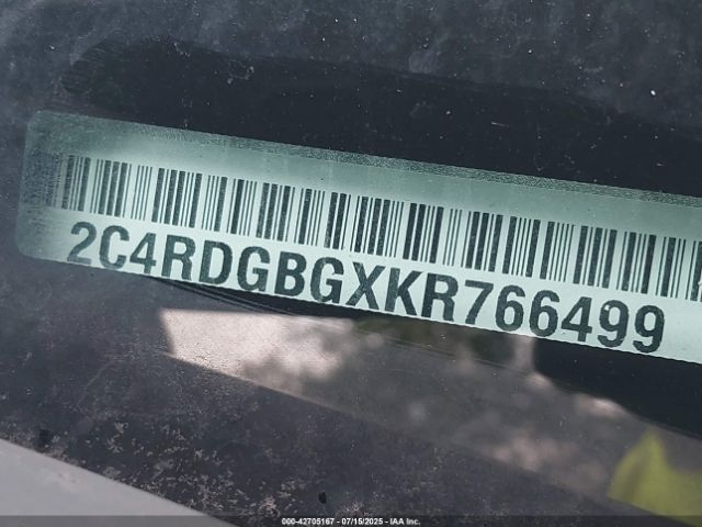 2019 DODGE GRAND CARAVAN 2C4RDGBGXKR766499 Photo 8