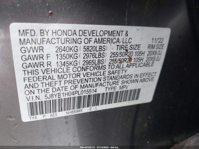 2023 ACURA MDX 5J8YE1H04PL015514 Photo 8