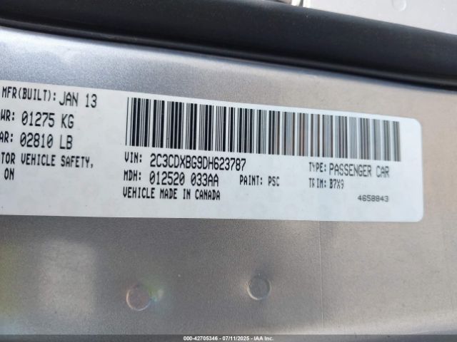 2013 DODGE CHARGER 2C3CDXBG9DH623787 Photo 8