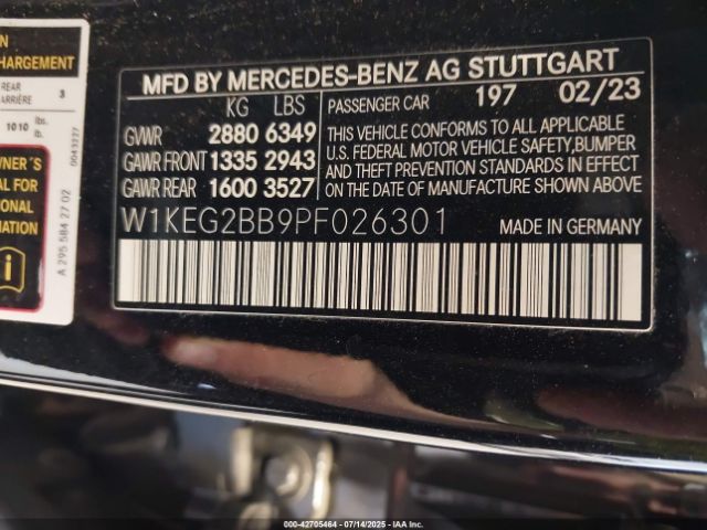 2023 MERCEDES-BENZ EQE 350 W1KEG2BB9PF026301 Photo 8