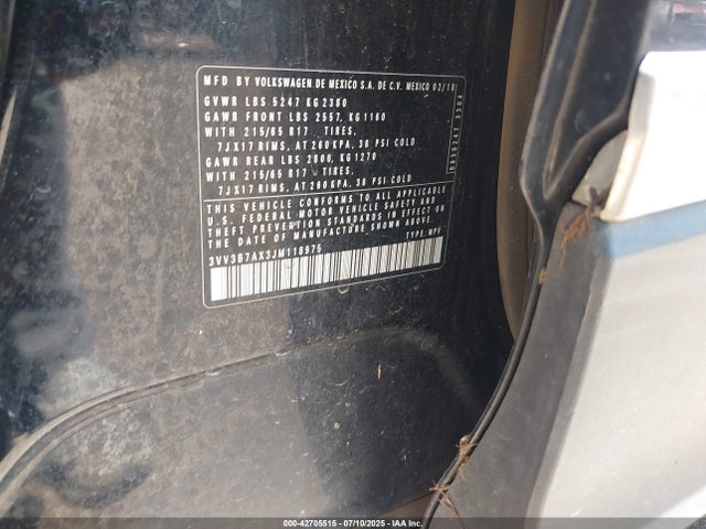 Volkswagen 2018 2018 3VV3B7AX3JM118975 Image 9