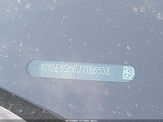 1G1BE5SM6J7186538 Chevrolet le2 -di: direct injection, vvt: variable valve timing, gen, alum