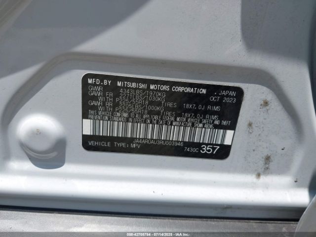 2024 MITSUBISHI OUTLANDER SPORT JA4ARUAU3RU003946 Photo 8