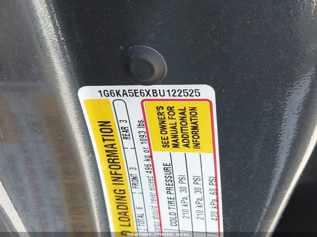 2011 CADILLAC DTS 1G6KA5E6XBU122525 Photo 8