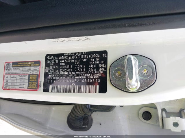 5XYPG4A52LG660695 KIA gdi lambda-ii