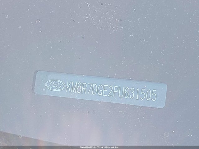 KM8R7DGE2PU631505 Hyundai gdi lambda ii