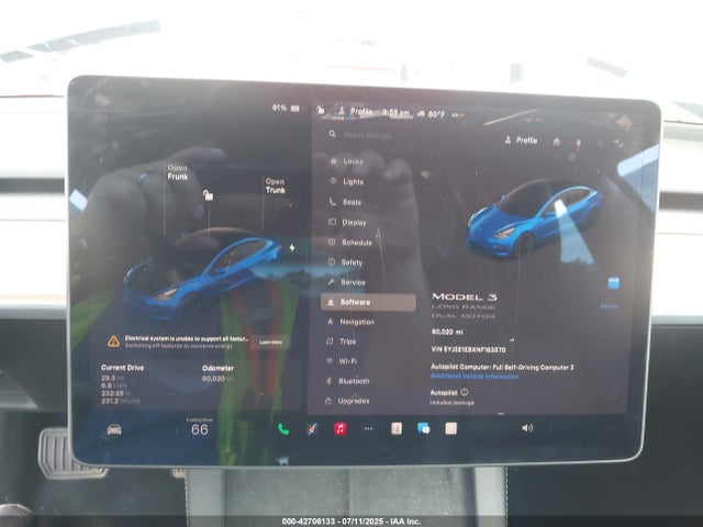 2022 TESLA MODEL 3 5YJ3E1EBXNF163570 Photo 6