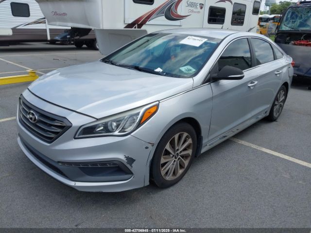 2015 HYUNDAI SONATA 5NPE34AF3FH140241 Photo 1