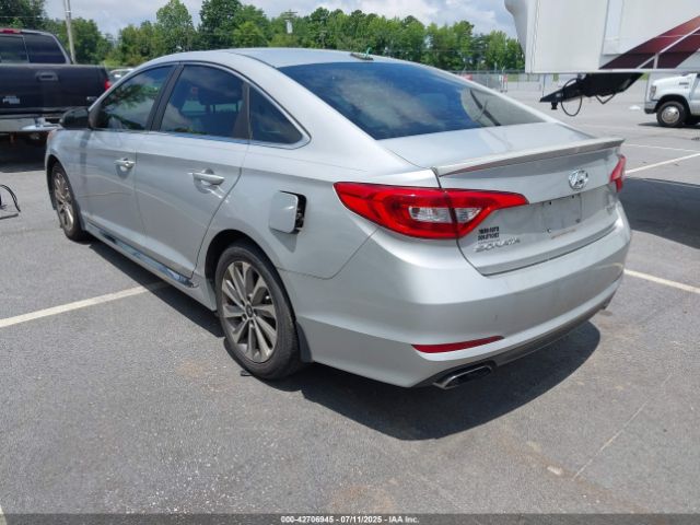 2015 HYUNDAI SONATA 5NPE34AF3FH140241 Photo 2