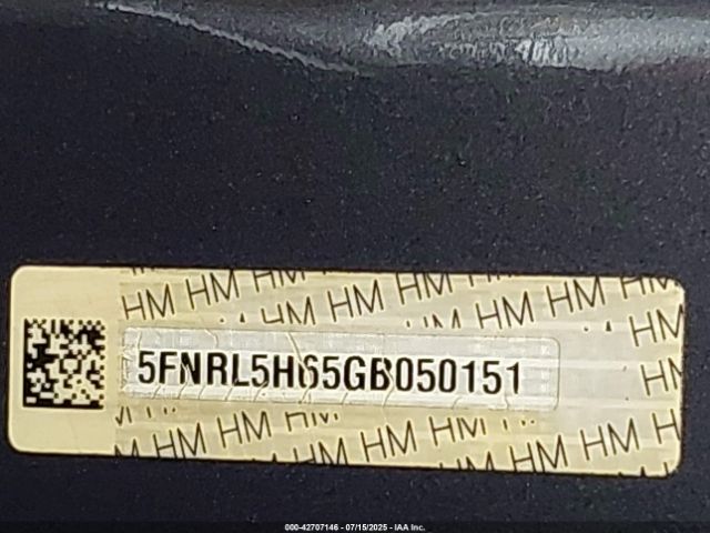 2016 HONDA ODYSSEY 5FNRL5H65GB050151 Photo 8