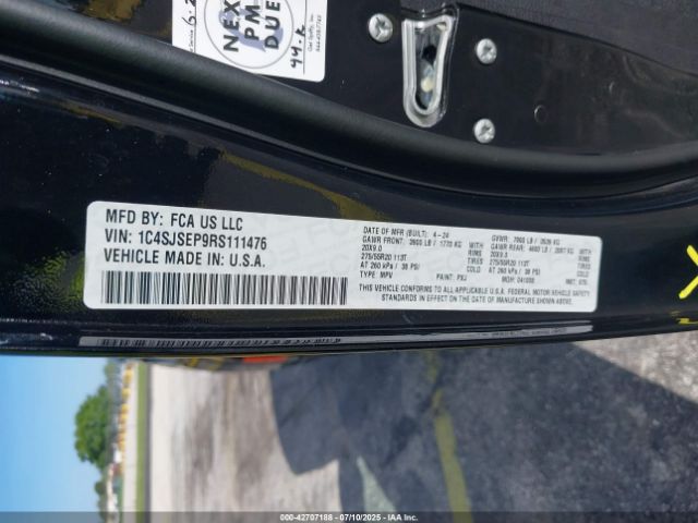 2024 JEEP GRAND WAGONEER L 1C4SJSEP9RS111476 Photo 8