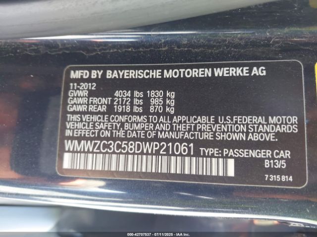 2013 MINI COUNTRYMAN WMWZC3C58DWP21061 Photo 8