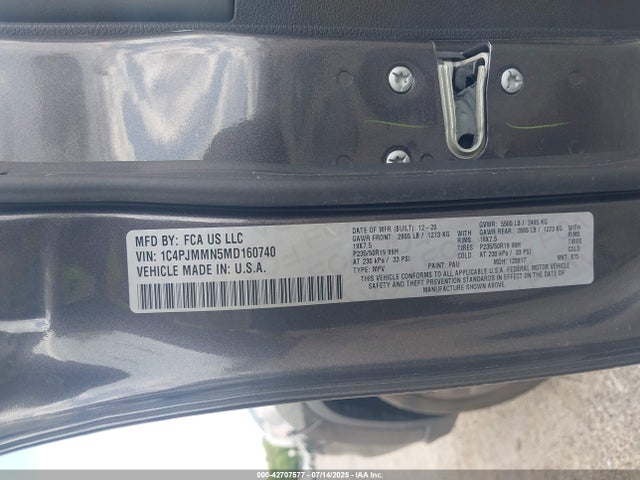 1C4PJMMN5MD160740 Jeep Cherokee