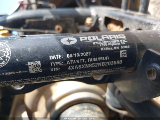 2022 POLARIS SPORTSMAN 4XASXN852NB203590 Photo 9