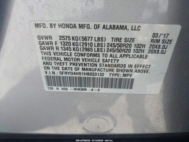 2017 ACURA MDX 5FRYD4H51HB033132 Photo 8