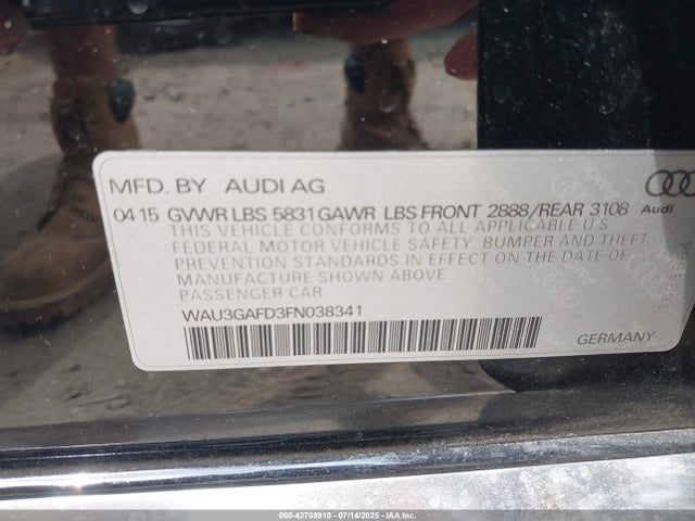 2015 AUDI A8 L WAU3GAFD3FN038341 Photo 8
