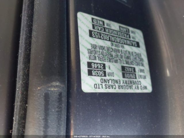 2010 JAGUAR XF SAJWA0GB0ALR62153 Photo 8