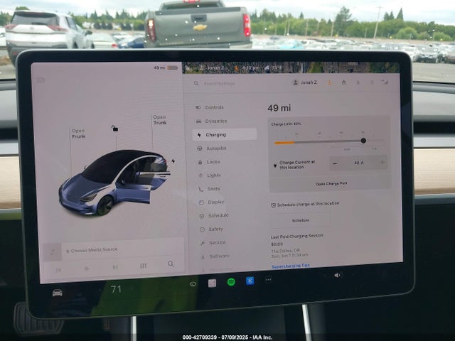 5YJ3E1EB8KF451860 Tesla MODEL 3