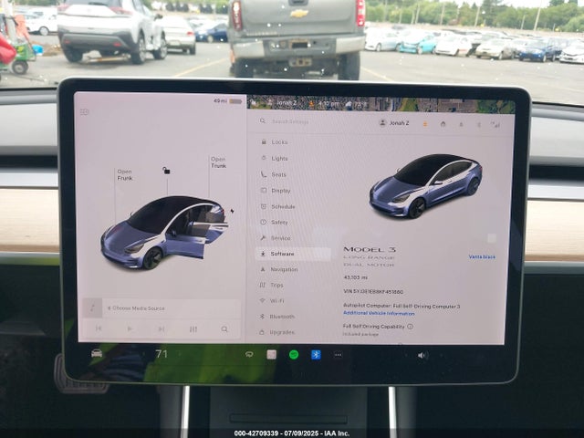 5YJ3E1EB8KF451860 Tesla MODEL 3