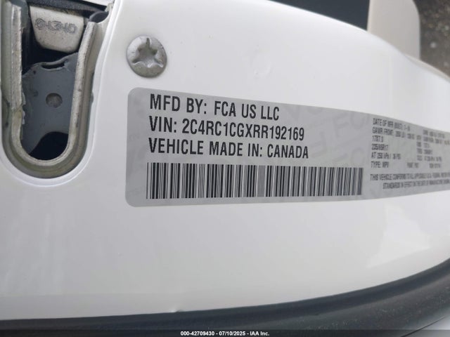 Chrysler Voyager 2024 2C4RC1CGXRR192169 Image 9