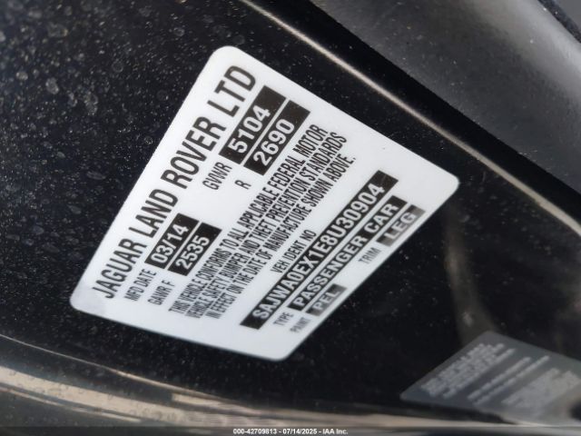 2014 JAGUAR XF SAJWA0EX1E8U30904 Photo 8