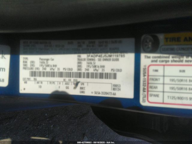 2018 FORD FIESTA 3FADP4EJ5JM119785 Photo 8